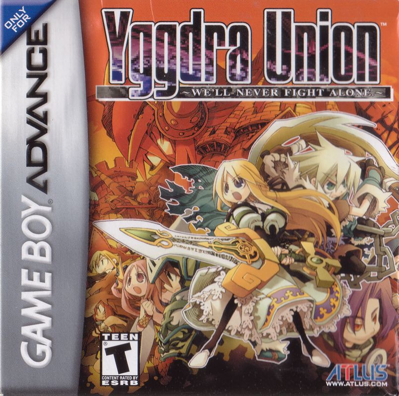 Yggdra Union box art for GameBoy Advance